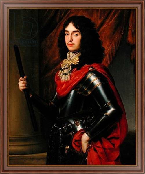 Постер Portrait of Prince Edward of the Palatinate in Armour с типом исполнения На холсте в раме в багетной раме 35-M719P-83