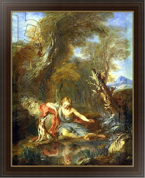 Постер Narcissus, 1728 с типом исполнения На холсте в раме в багетной раме 1.023.151