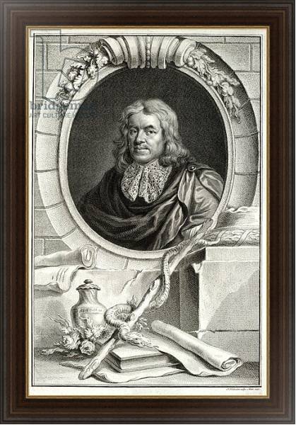 Постер Thomas Sydenham, engraved by Jacobus Houbraken published in Amsterdam, 1746 с типом исполнения На холсте в раме в багетной раме 1.023.151