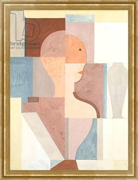 Постер Divided Torso Looking to the Right, 1923 с типом исполнения На холсте в раме в багетной раме NA033.1.051