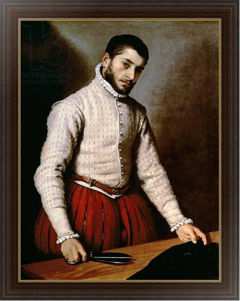 Постер Portrait of a Man c.1570 с типом исполнения На холсте в раме в багетной раме 1.023.151