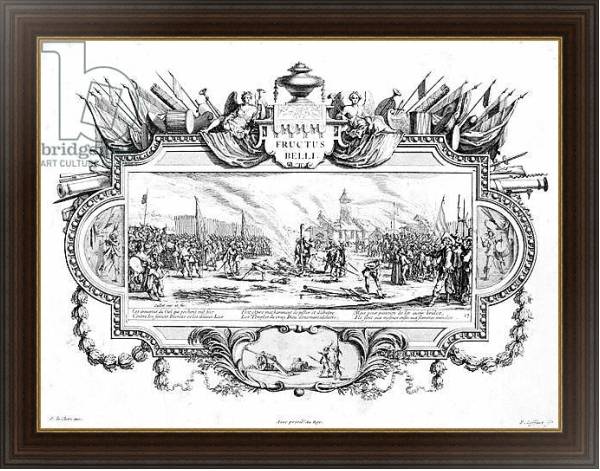 Постер The Pyre, plate 13 of 'The Miseries and Misfortunes of War', Fructus Belli с типом исполнения На холсте в раме в багетной раме 1.023.151