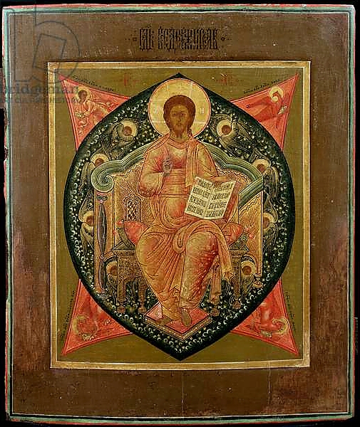Постер Christ Pantocrator с типом исполнения На холсте без рамы