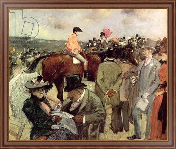 Постер The Horse-Race, c.1890 с типом исполнения На холсте в раме в багетной раме 35-M719P-83
