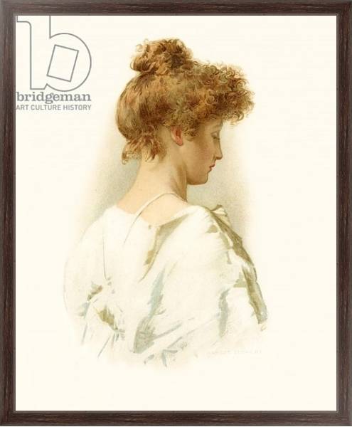 Постер Tennyson's Madeline с типом исполнения На холсте в раме в багетной раме 221-02
