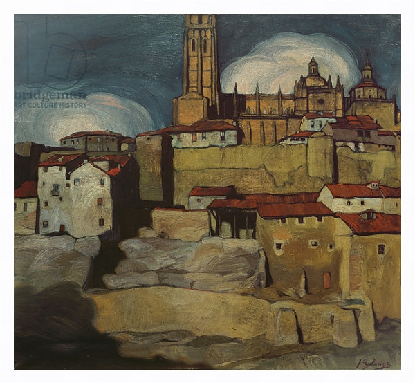 Постер Segovia Cathedral, 1909 с типом исполнения На холсте в раме в багетной раме 221-03