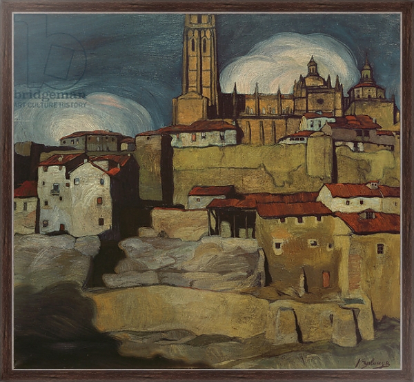 Постер Segovia Cathedral, 1909 с типом исполнения На холсте в раме в багетной раме 221-02