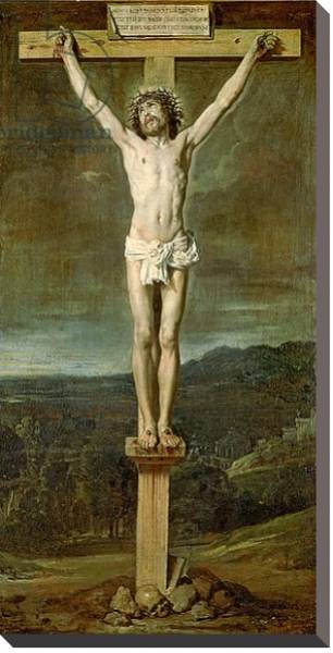 Постер Christ alive on the cross at Calvary, 1631 с типом исполнения На холсте без рамы