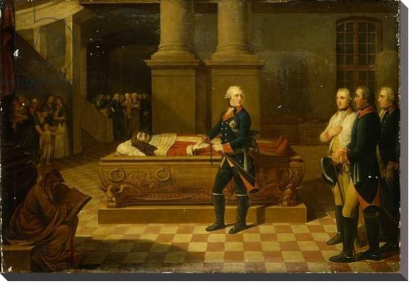 Постер Frederick II in the Elector's Crypt с типом исполнения На холсте без рамы