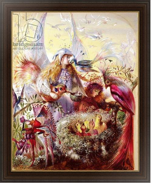 Постер Fairies with Birds с типом исполнения На холсте в раме в багетной раме 1.023.151