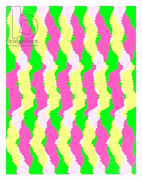 Постер Funky Stripes, 2011 с типом исполнения На холсте в раме в багетной раме 221-03