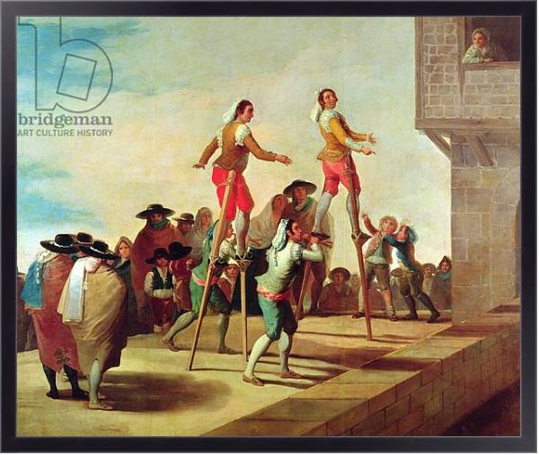 Постер The Stilts, c.1791-92 с типом исполнения На холсте в раме в багетной раме 221-01