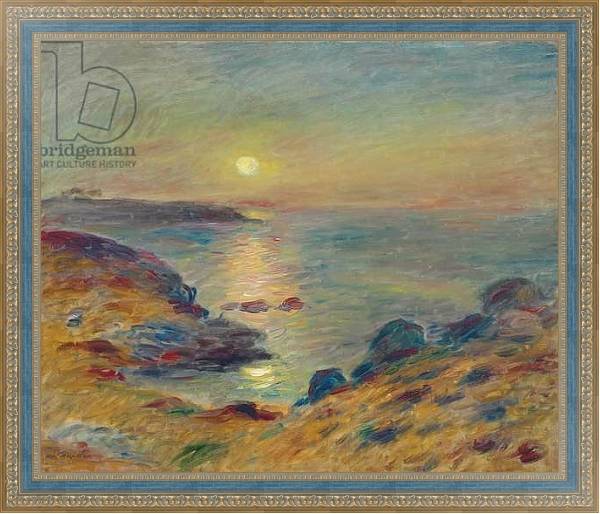 Постер Sunset at Douarnenez, c. 1883 с типом исполнения На холсте в раме в багетной раме 484.M48.685