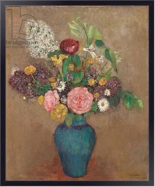 Постер Vase with Flowers с типом исполнения На холсте в раме в багетной раме 221-01