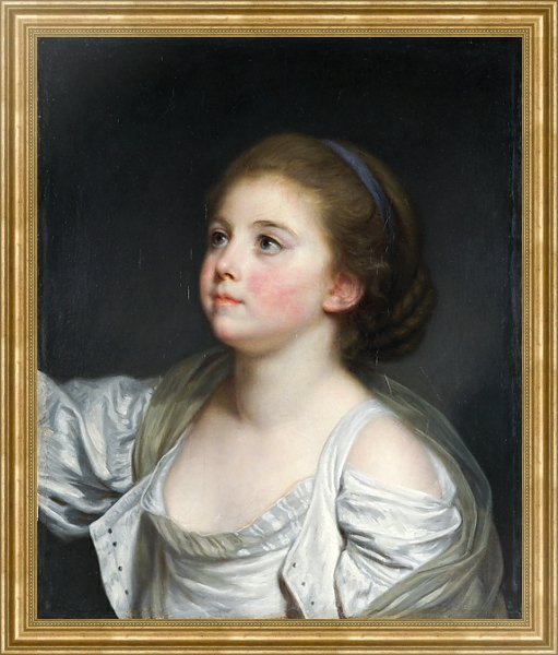 Постер Девушка с типом исполнения На холсте в раме в багетной раме NA033.1.051