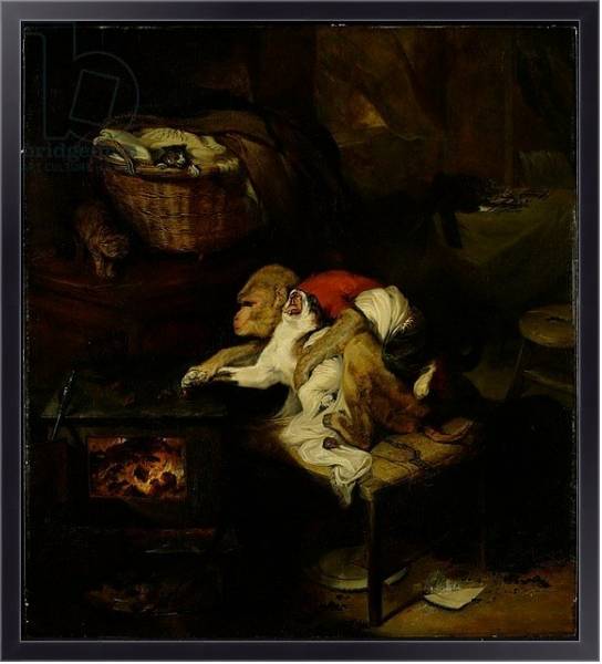 Постер The Cat's Paw, c.1824 с типом исполнения На холсте в раме в багетной раме 221-01