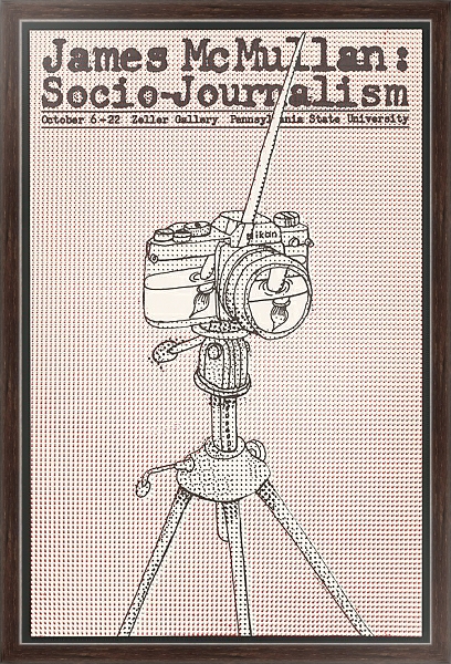 Постер James McMullan, socio-journalism с типом исполнения На холсте в раме в багетной раме 221-02