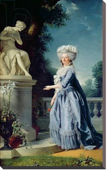 Постер Portrait of Marie-Louise Victoire de France с типом исполнения На холсте без рамы