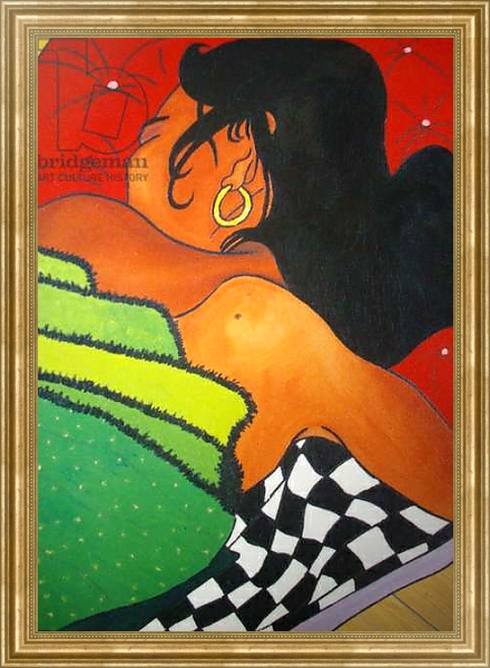 Постер Sleeping girl, 2001, oil on canvas с типом исполнения На холсте в раме в багетной раме NA033.1.051