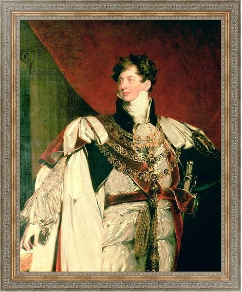 Постер George IV с типом исполнения На холсте в раме в багетной раме 484.M48.310