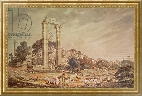 Постер Temple of Apollo at Didyma с типом исполнения На холсте в раме в багетной раме NA033.1.051