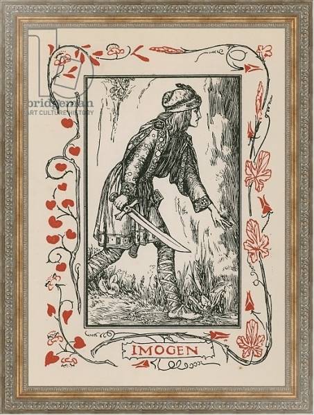 Постер Imogen, Cymbeline с типом исполнения На холсте в раме в багетной раме 484.M48.310