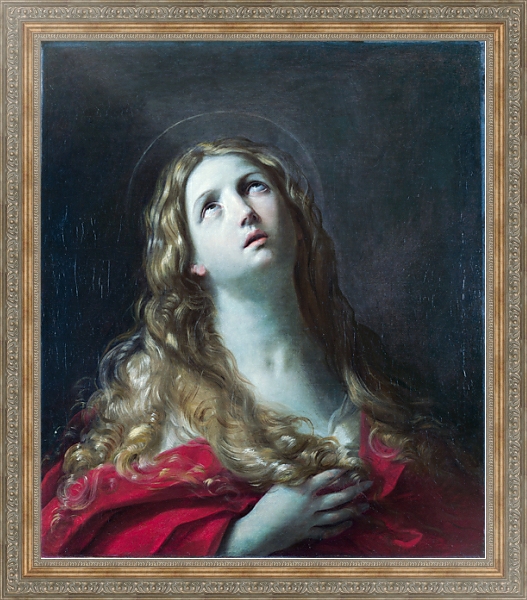 Постер Святая Мария Магдалена с типом исполнения На холсте в раме в багетной раме 484.M48.310