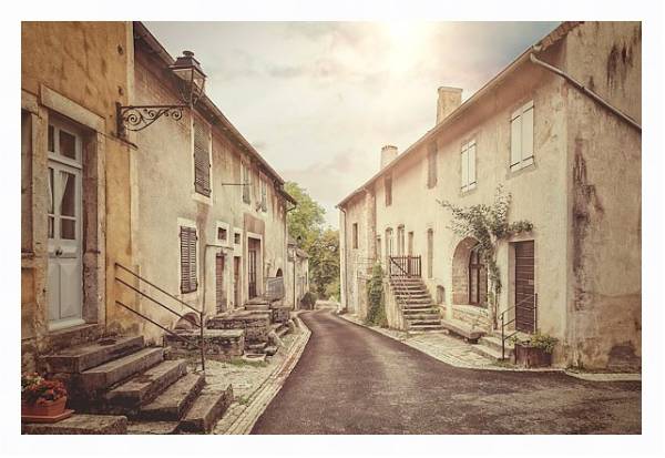 Варианты оформления Старая улица во Франции. Винтажный стиль (Арт.: 622172)