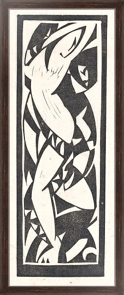 Постер Twee dansende figuren с типом исполнения На холсте в раме в багетной раме 221-02