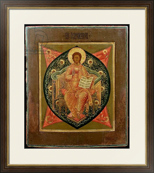 Постер Christ Pantocrator с типом исполнения Под стеклом в багетной раме 1.023.036