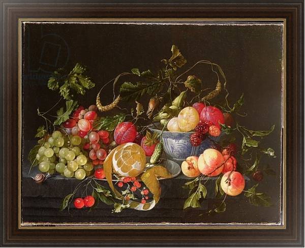 Постер A Still Life of Fruit с типом исполнения На холсте в раме в багетной раме 1.023.151