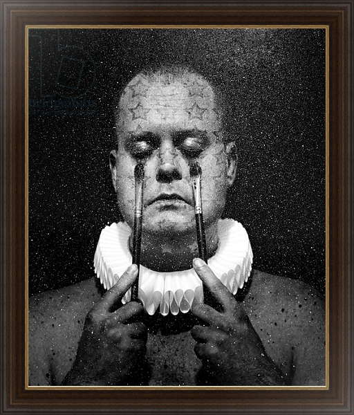 Постер A clowns death 5 с типом исполнения На холсте в раме в багетной раме 1.023.151