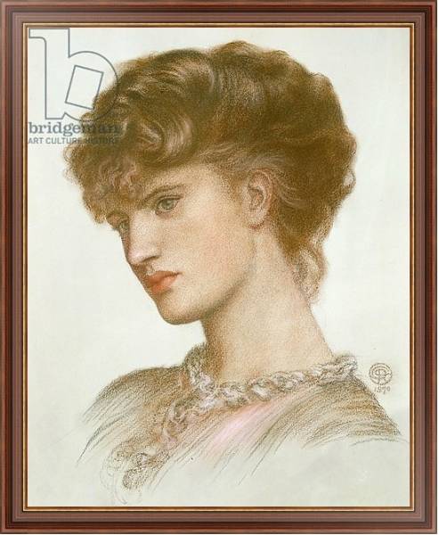 Постер Portrait of Aglaia Coronio 1870 с типом исполнения На холсте в раме в багетной раме 35-M719P-83