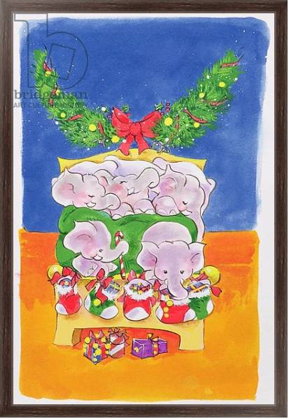 Постер Christmas Morning с типом исполнения На холсте в раме в багетной раме 221-02
