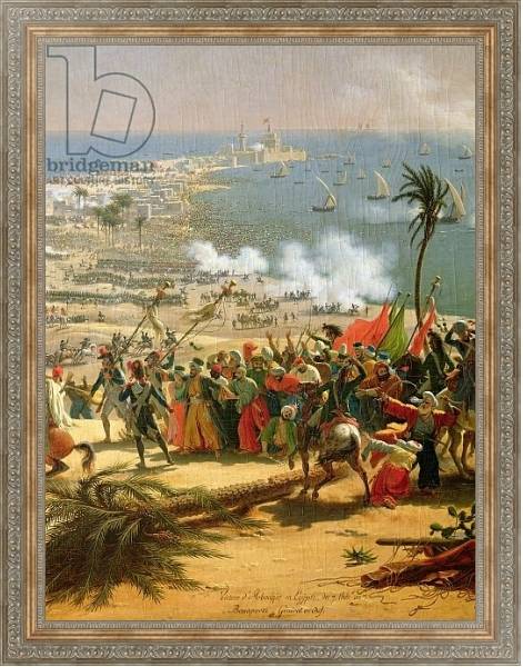 Постер The Battle of Aboukir, 25th July 1799 3 с типом исполнения На холсте в раме в багетной раме 484.M48.310