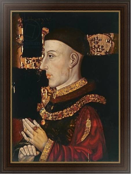 Постер Portrait of Henry V 2 с типом исполнения На холсте в раме в багетной раме 1.023.151