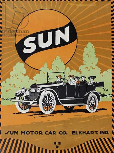 Постер Sun Magazine, 1916 с типом исполнения На холсте без рамы