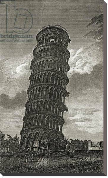 Постер The Leaning Tower of Pisa с типом исполнения На холсте без рамы