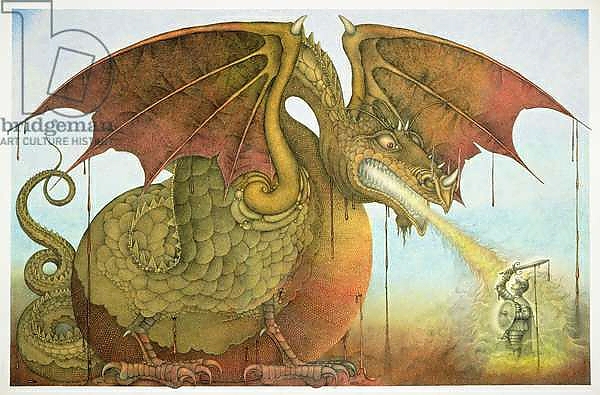 Постер St George and the Dragon, 1979 с типом исполнения На холсте без рамы
