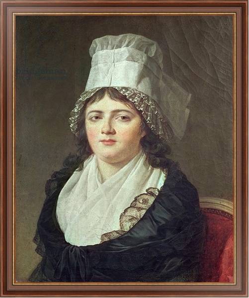 Постер Antoinette Gabrielle Charpentier 1793 с типом исполнения На холсте в раме в багетной раме 35-M719P-83