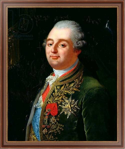 Постер Louis XVI с типом исполнения На холсте в раме в багетной раме 35-M719P-83
