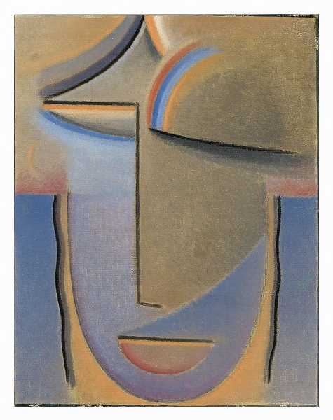 Постер Abstract Head, Evening с типом исполнения На холсте в раме в багетной раме 221-03