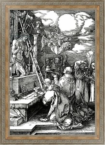 Постер The Mass of St. Gregory, 1511 с типом исполнения На холсте в раме в багетной раме 484.M48.310