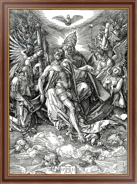 Постер The Holy Trinity, 1511 с типом исполнения На холсте в раме в багетной раме 35-M719P-83