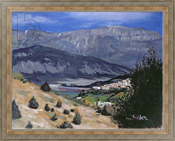 Постер Glandasse Mountain, Die с типом исполнения На холсте в раме в багетной раме 484.M48.310