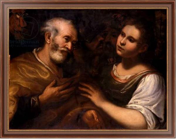 Постер St. Peter and Mary Magdalene, c.1600 с типом исполнения На холсте в раме в багетной раме 35-M719P-83