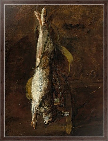 Постер A dead rabbit and a satchel с типом исполнения На холсте в раме в багетной раме 221-02