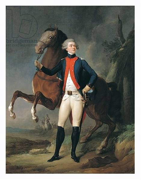 Постер Gilbert Motier Marquis de la Fayette, 1788 с типом исполнения На холсте в раме в багетной раме 221-03