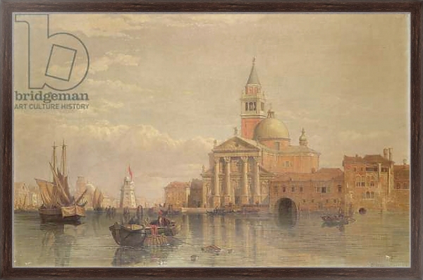 Постер San Giorgio Maggiore, Venice с типом исполнения На холсте в раме в багетной раме 221-02