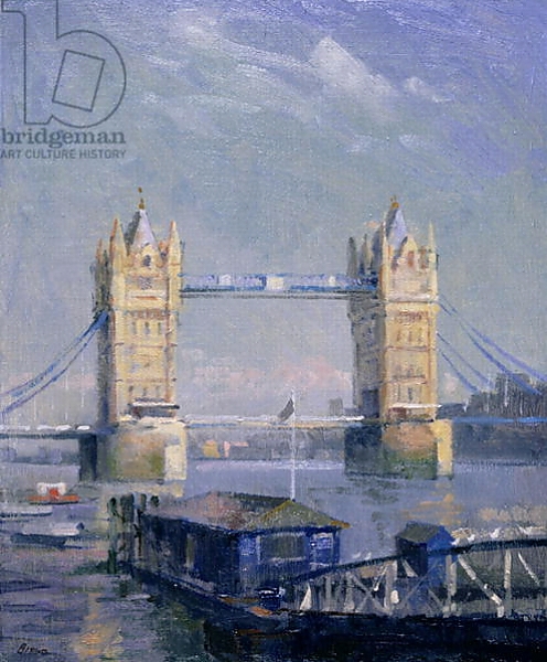 Постер Tower Bridge с типом исполнения На холсте без рамы